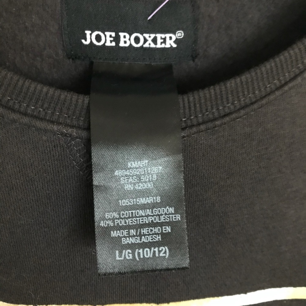 Joe Boxer Smile Long Sleeve Sweater - Size 10/12 - Picture 7 of 9